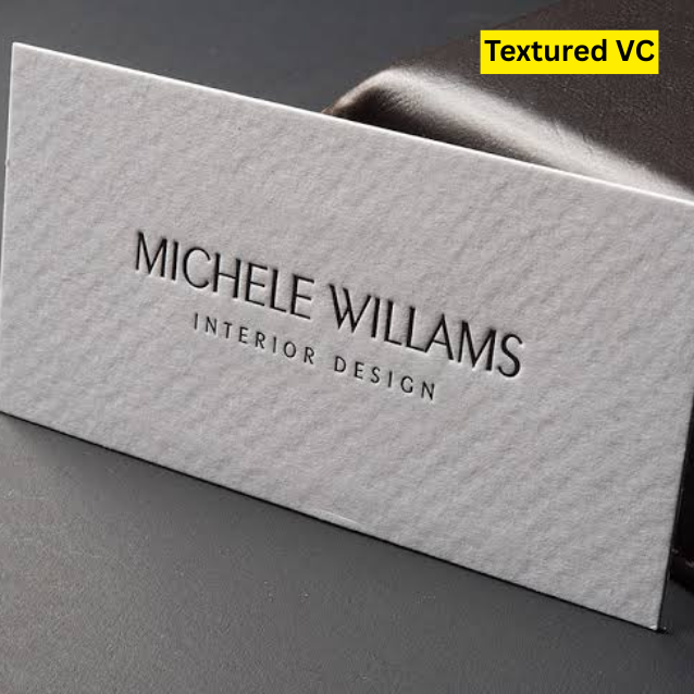 7 Textured Visiting Cards - Image 1